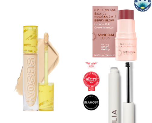 Non-toxic makeup cover photo collage