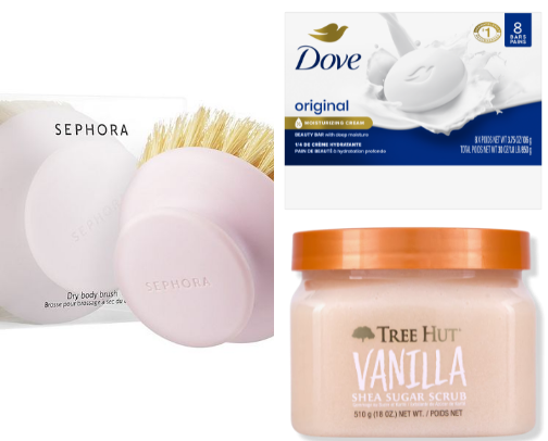 BODY CARE PRODUCTS cover photo collage