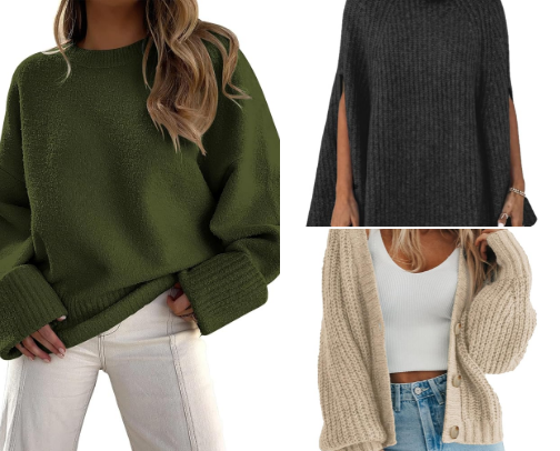 Amazon Fall Sweaters 2025 cover photo collage