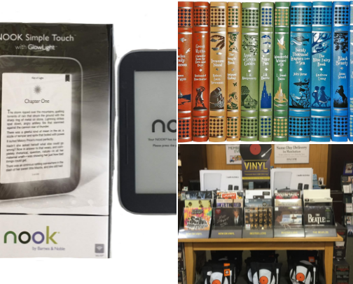 Barns and Nobles cover photo collage