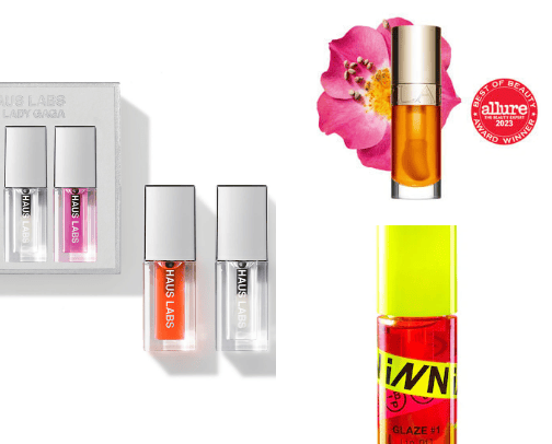 Lip Oil 💦 cover photo collage