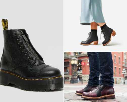 Stylish Boots For Work and Casual Leisure cover photo collage