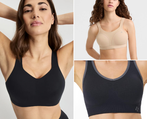 running wear sports bra cover photo collage