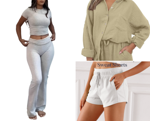 Comfy casual (but still cute) Amazon finds cover photo collage