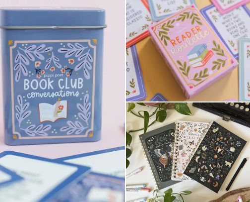 Bookish Items cover photo collage