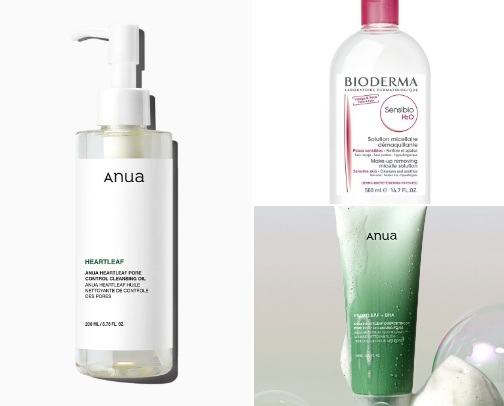 Skincare cover photo collage