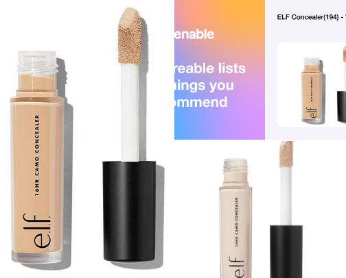 Elf makeup cover photo collage