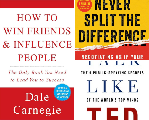 5 Books to Master Communication Skill cover photo collage