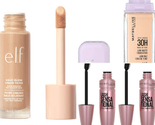 Glowy makeup essentials cover photo collage