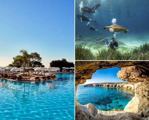 Plan a trip to Ayia Napa Protaras Cyprus cover photo collage