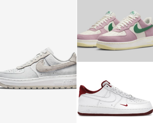 Limited Edition NIKE Air Force 1s cover photo collage
