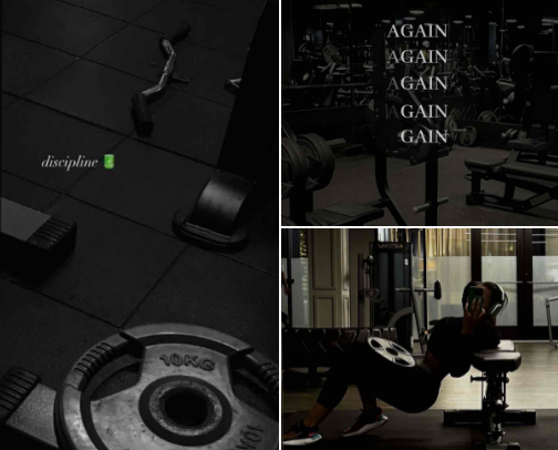 Gym Girlie 💪🏾🏋🏾‍♀️💋 cover photo collage