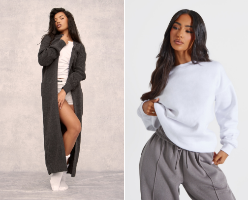 loungewear essentials cover photo collage