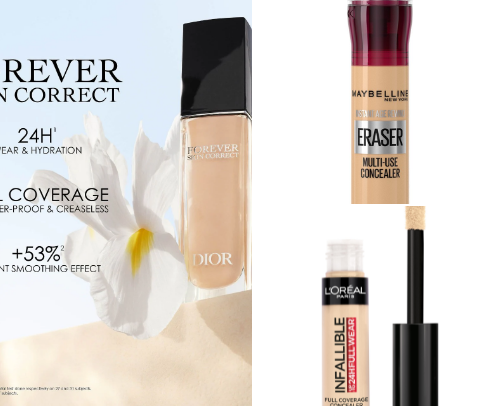 Best concealers for acne prone skin⭐️ cover photo collage