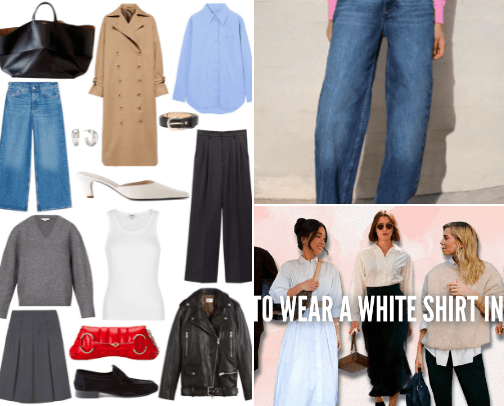 Perfect wardrobe cover photo collage