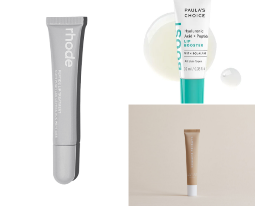 Stop Wasting Money on Lip Balms That Dry You Out in 10 Minutes: 10 Holy Grail Peptide Treatments and Juicy Oils That Actually Plump cover photo collage