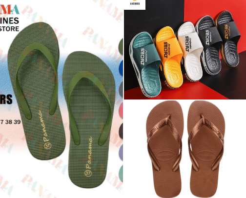 Slippers cover photo collage