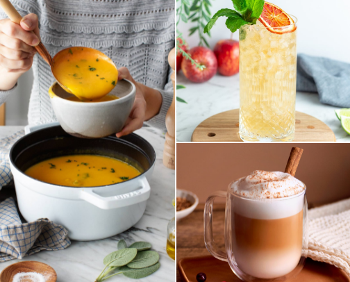 Winter Recipes, Drinks, Mocktails & More cover photo collage