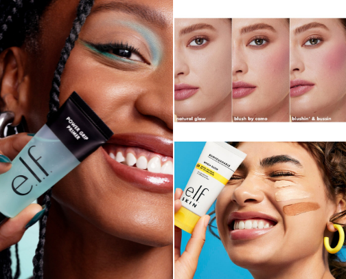e.l.f makeup favorites cover photo collage