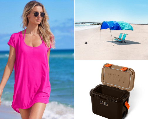 Everything You Need for the Perfect Beach Day cover photo collage