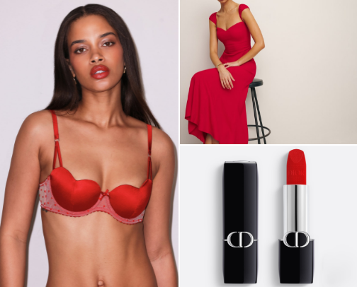 Seeing Red, Feeling cute ❤️ cover photo collage