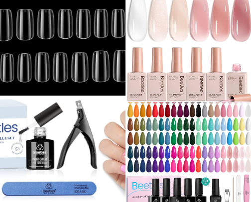 Nails at home 💅 cover photo collage