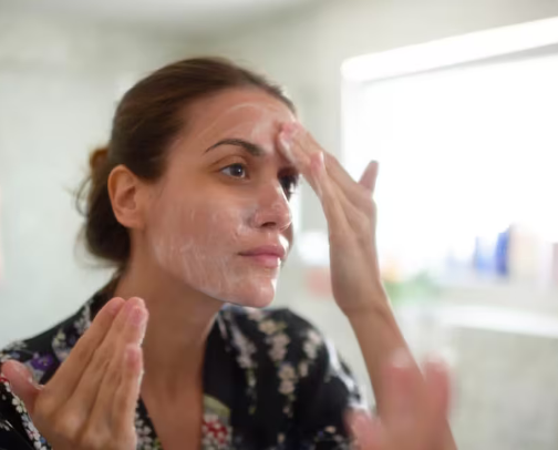 Skincare cover photo collage