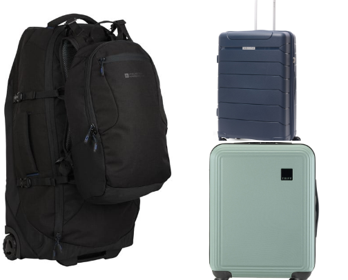 Bigger Bags for Bigger Trips (Checked Suitcases, Weekenders & Oversized Heroes) cover photo collage