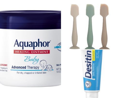 How I Stocked My Nursery - Baby Care Items cover photo collage