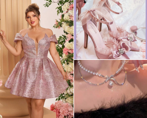 Plus Size Birthday Outfit cover photo collage