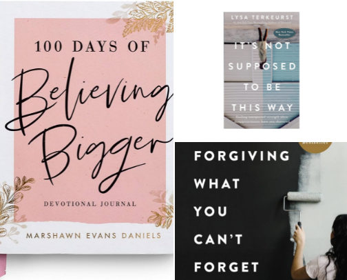 Ladies - Looking to build your faith? Start here. 📖 ✨ cover photo collage