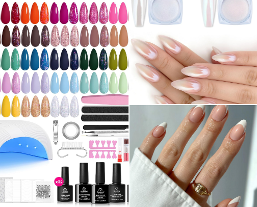 ​💅 Viral Amazon Finds for the Perfect At-Home Manicure cover photo collage