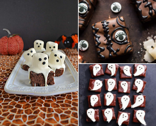 Halloween Food Table cover photo collage