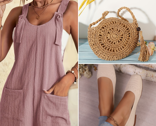 Summer Fun Outfits For My 50 + Girls cover photo collage