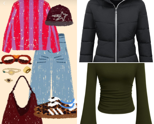 Clothes cover photo collage