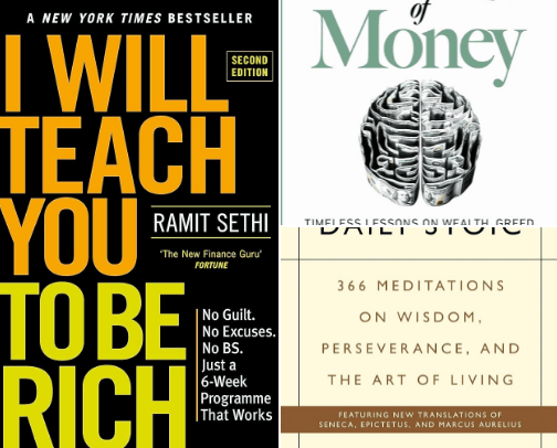 Books to lvl up your life cover photo collage