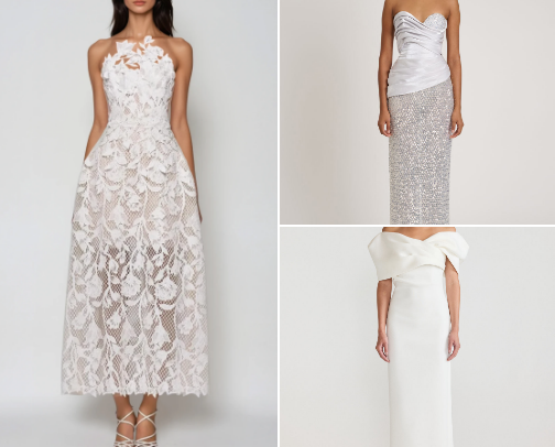 White Dresses Worthy of the Aisle cover photo collage