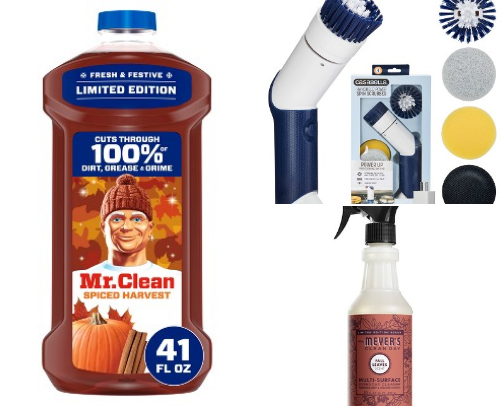 Home Essentials for a clean, cozy and amazing smelling home. cover photo collage