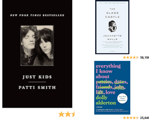 Memoir Recommendations cover photo collage