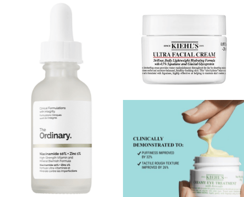 Skincare and makeup STAPLES cover photo collage