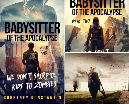 Some good zombie apocalypse books cover photo collage