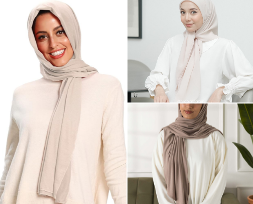 Neutral Hijabs for Effortless Everyday Styling cover photo collage