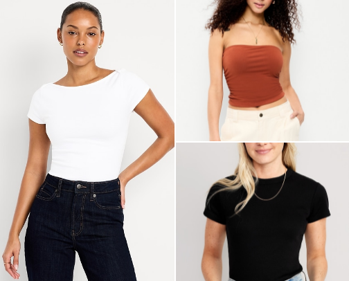 Hairstyles and necklines cover photo collage