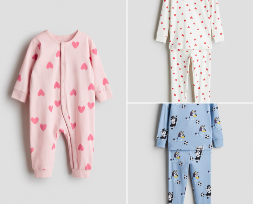Kids Pajamas - H&M Collection cover photo collage