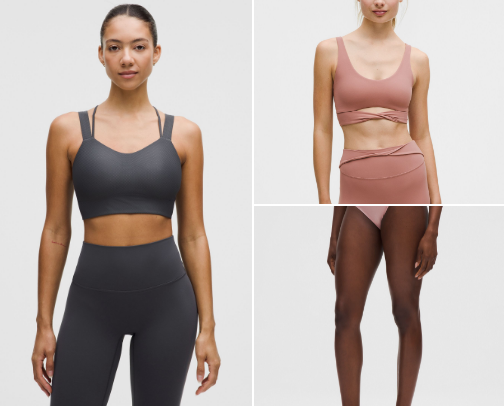 lululemon recs (for women) cover photo collage