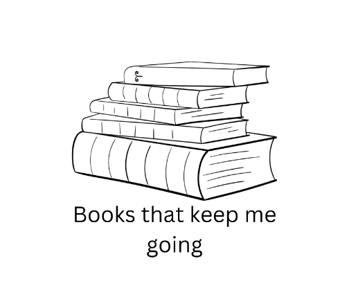 These Books Keep Me Going. cover photo collage