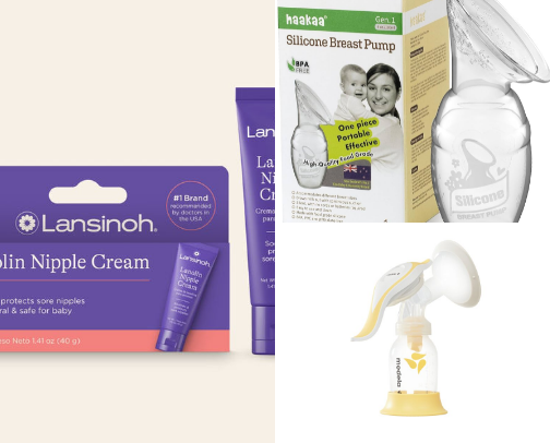 Breastfeeding Essentials that you’ll actually use! cover photo collage