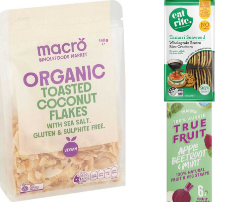 Packaged snacks I would buy for my toddler from Woolworths cover photo collage