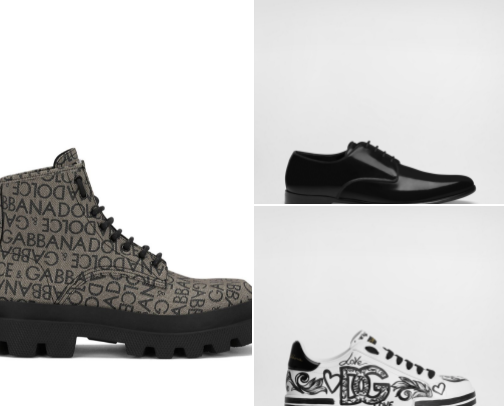 ​D&G Men's & Women's Designer Shoes cover photo collage