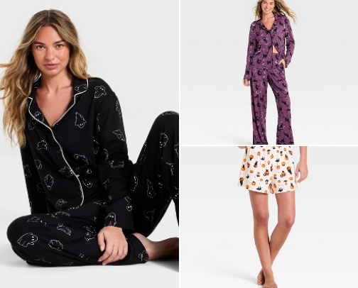 Target Halloween PJs cover photo collage